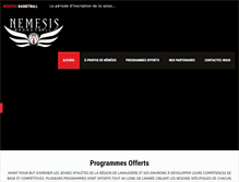 Tablet Screenshot of nemesisbasketball.com